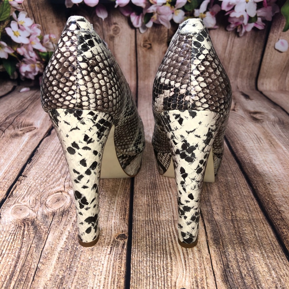 Steve Madden Snakeskin Platform Heels - Picture 4 of 7